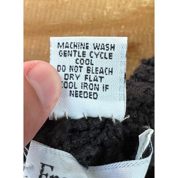 French Creek Midi Sweater Dress Size Large Women’s Black Cotton - Picture 6 of 9